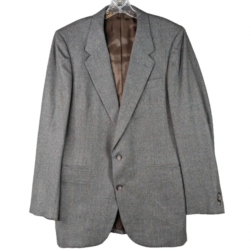 Marlboro Ltd Sports Blazer Coat Men's 42L 100% Pure Wool 2 Buttons Corpcore USA